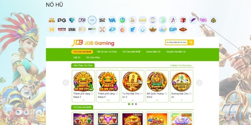 Trải nghiệm các tựa game độc đáo cùng sảnh game JDB